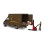 Bruder - Masina Ups Mercedes Benz Cu Sofer Si Accesorii Bruder - 3